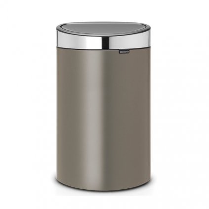 179480 dotykovy odpadkovy kos touch bin new brabantia platinovy mat viko 40 l 1