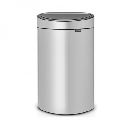 179576 dotykovy odpadkovy kos touch bin new brabantia metalicky sedy 40 l 1