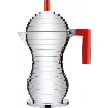 kavovar pulcina alessi 300 ml cervena rukojet