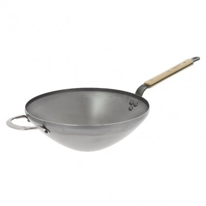 181841 zelezny wok mineral b bois de buyer 32 cm