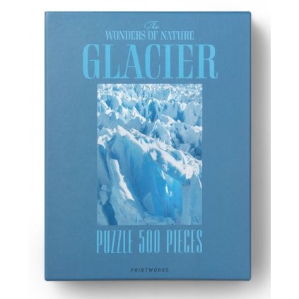 Puzzle Zázraky přírody - Ledovec Printworks 500 dílků