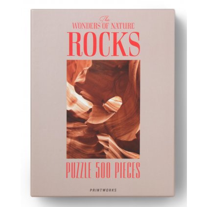 Puzzle Zázraky přírody - Kameny Printworks 500 dílků