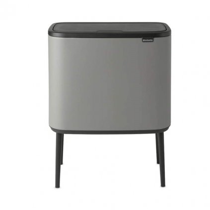 184265 dotykovy odpadkovy kos bo touch bin brabantia 3 x 11 l mineralni sedy 1