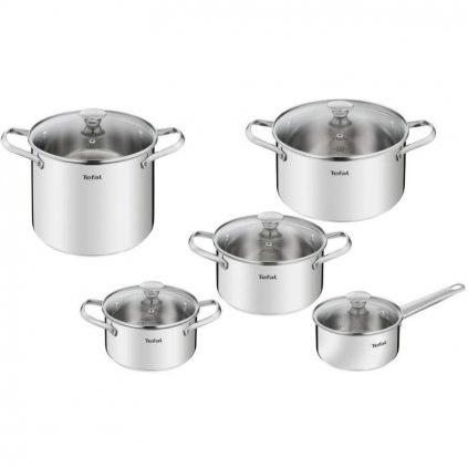Sada hrnců COOK EAT B921SA55, sada 10 ks, Tefal