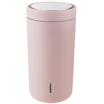 Termohrnek TO GO CLICK 200 ml, matná růžová, Stelton