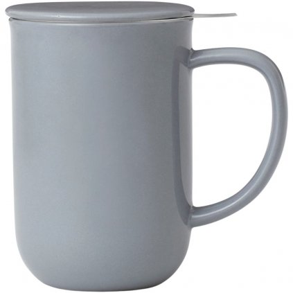 Hrnek na čaj s filtrem a víkem MINIMA Viva Scandinavia 500 ml světle šedý