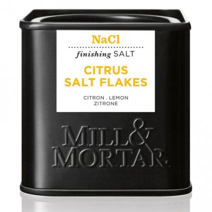 Citrusová sůl 70 g, vločky, Mill & Mortar