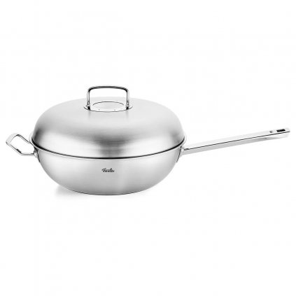 Wok ORIGINAL PROFI 32 cm, stříbrná, nerezová ocel, Fissler