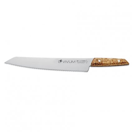 Nůž na pečivo VIVUM 26 cm, ocel, hnědá, F.DICK