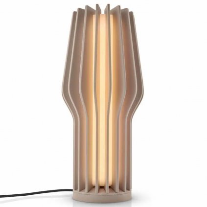 Přenosná stolní lampa RADIANT 25 cm, LED, perlově béžová, plast, Eva Solo