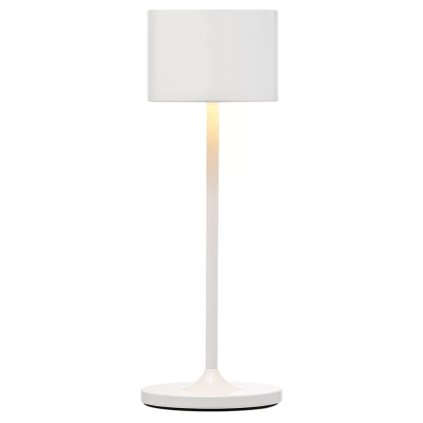 Přenosná stolní lampa FAROL MINI 19,5 cm, LED, bílá, hliník, Blomus