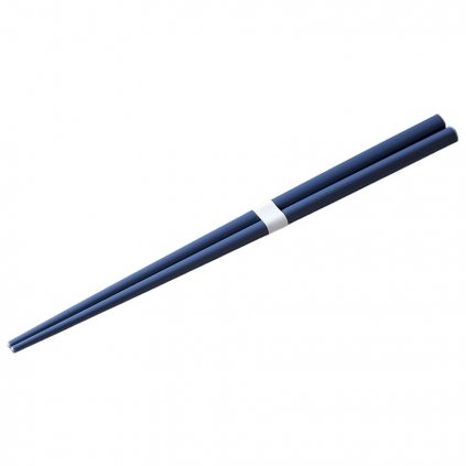 Jídelní hůlky 22,5 cm, námořnická modrá / bílá, keramika, MIJ