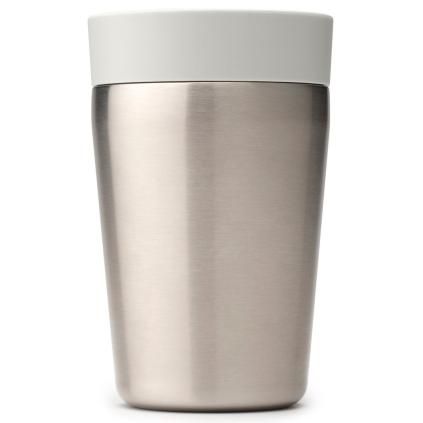 Termohrnek MAKE & TAKE 200 ml, světle šedá, ocel, Brabantia