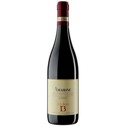 cervene vino amarone della valpolicella classico 2017 750 ml ca la bionda