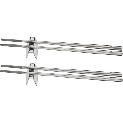 Jídelní hůlky NUOVA, sada 4 ks, stříbrná, nerezová ocel, WMF