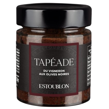 Tapenáda z černých oliv 130 g, Estoublon
