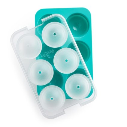 Forma na ledové kostky 20 cm, tyrkysová, silikon, Lékué