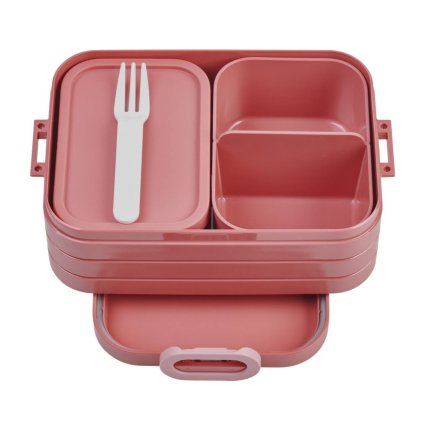 Obědový box BENTO 900 ml, sytá mauve, plast, Mepal