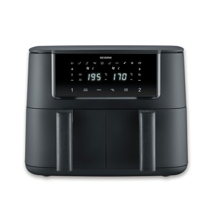 Horkovzdušná fritéza FR 2463 2 x 4 l, černá, Severin