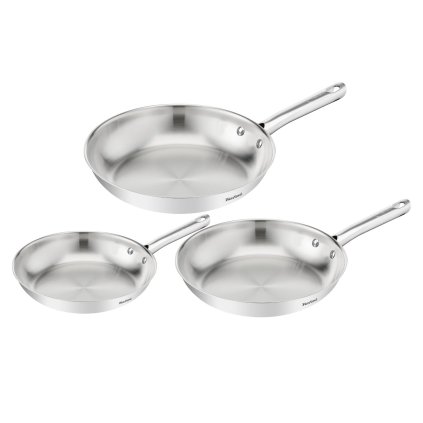 Sada pánví DUETTO ON B866S334, sada 3 ks, nerezová ocel, Tefal