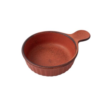 Mini servírovací hrnec DONABE 15 cm, oranžová, keramika, MIJ