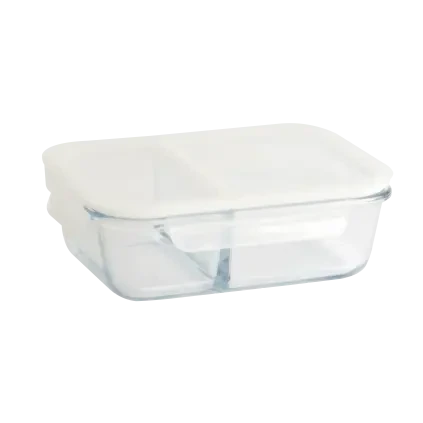 Box na potraviny PKV-032 950 ml, sklo / silikon, Pebbly