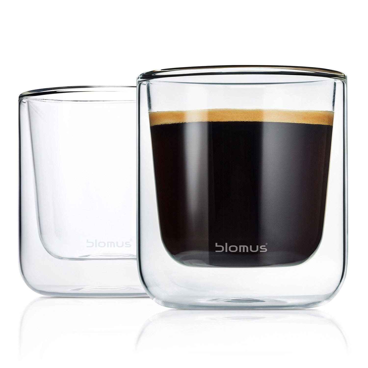 Termosklenice na kávu NERO 200 ml, sada 2 ks, Blomus