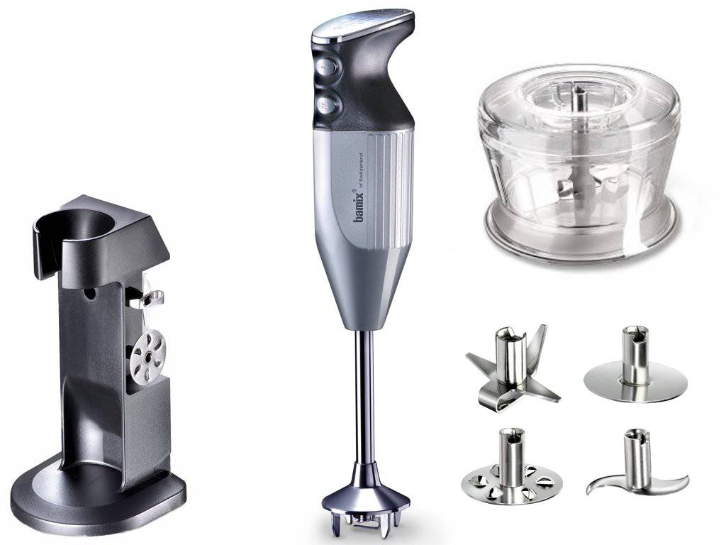 Tyčový mixér DE LUXE stříbrný® bamix - Bamix DeLuxe M160