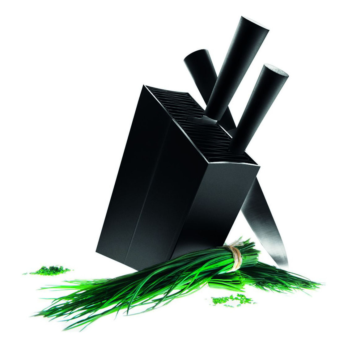 Blok na nože, černá, Eva Solo