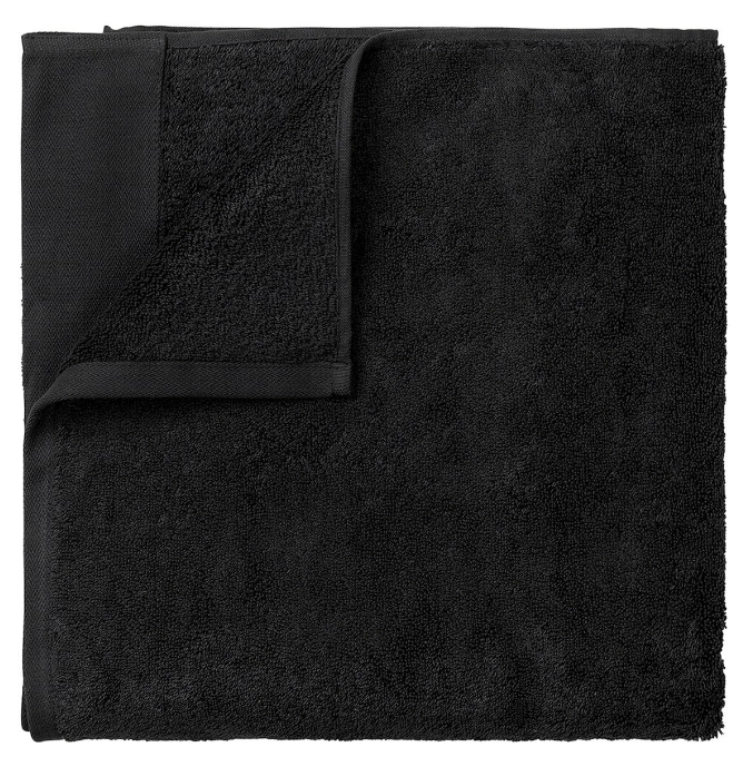 Osuška RIVA 70 x 140 cm, černá, Blomus