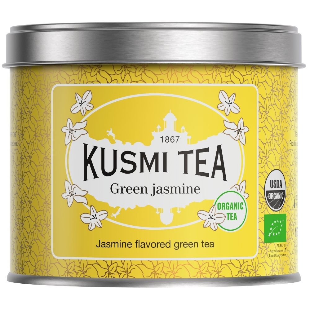 Zelený čaj JASMINE Kusmi Tea plechovka 90 g