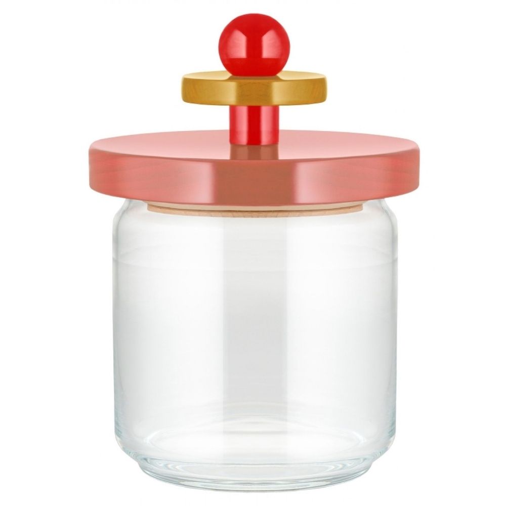 Dóza na potraviny 100 COLLECTION 750 ml, růžová, sklo, Alessi