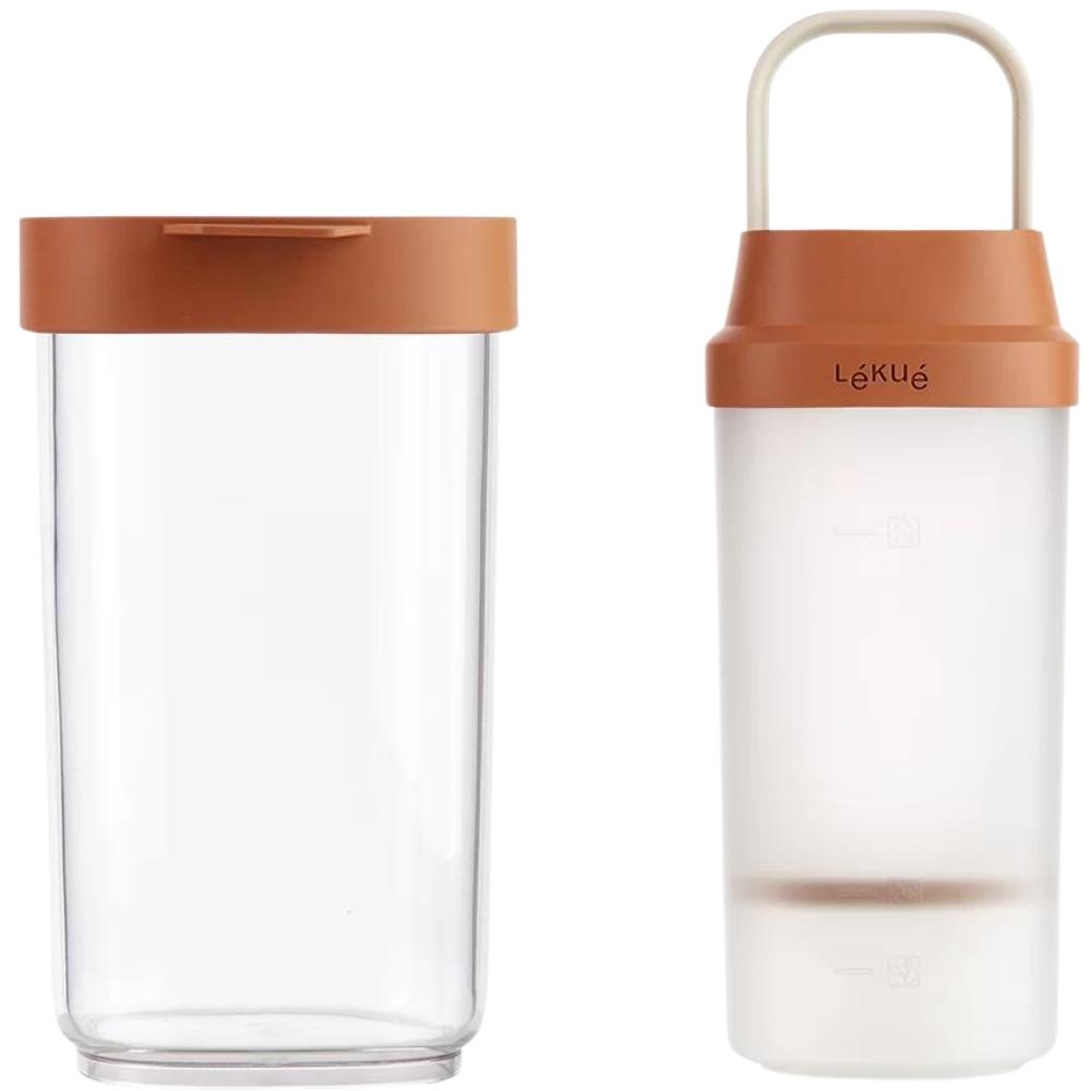 Sada na výrobu rostlinných nápojů, hnědá, Lékué