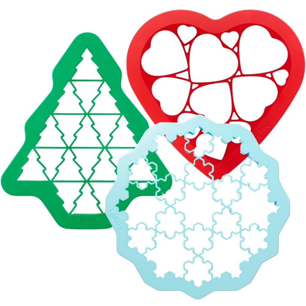Sada vykrajovacích forem na cukroví, sada 3 ks, Lékué