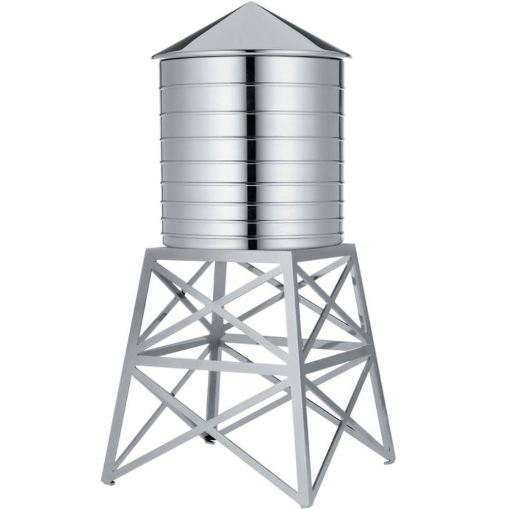 Dóza na potraviny WATER TOWER 730 ml, stříbrná, Alessi