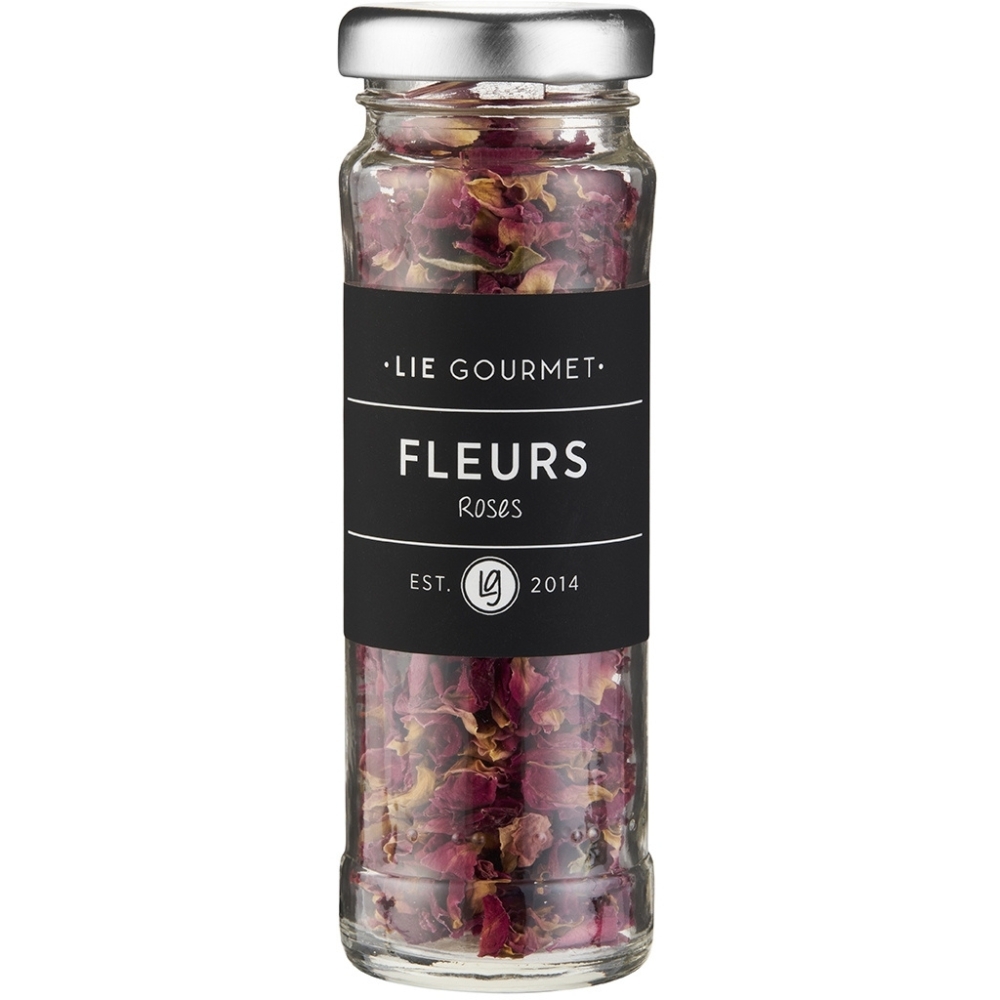 Sušené květy 6 g, okvětní lístky růží, Lie Gourmet