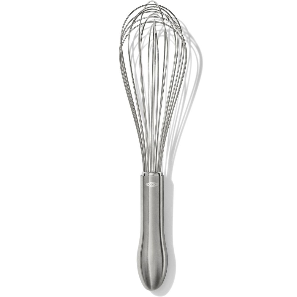 Metla STEEL 29 cm, stříbrná, nerezová ocel, OXO