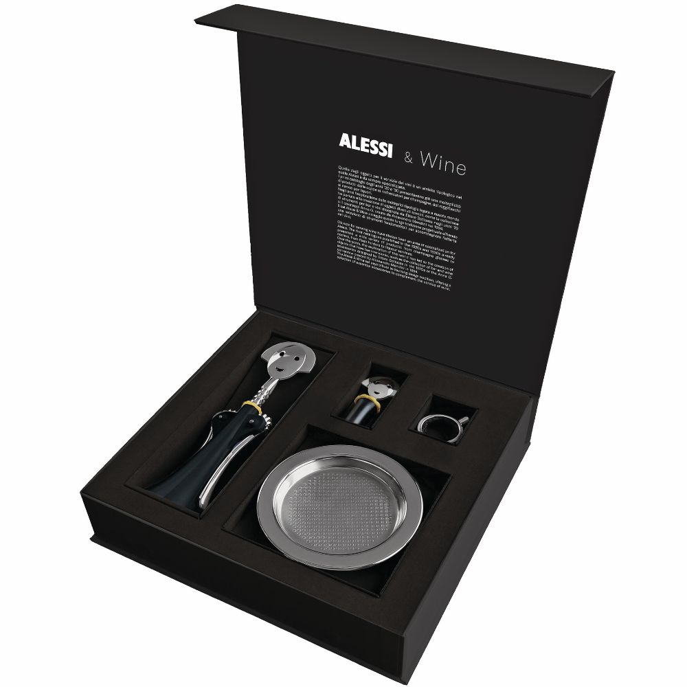 Sada příslušenství k vínu ANNA, sada 4 ks, Alessi