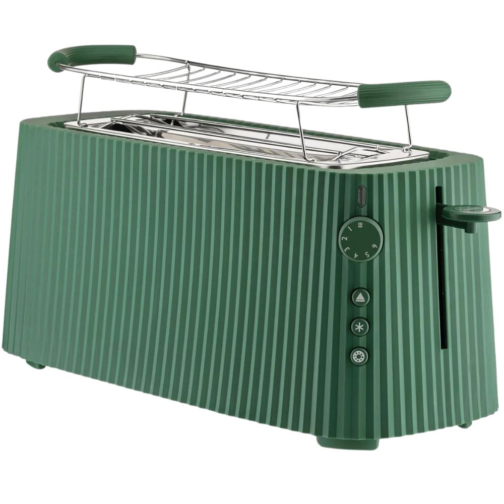 Topinkovač PLISSÉ XXL 46 cm, zelená, plast, Alessi