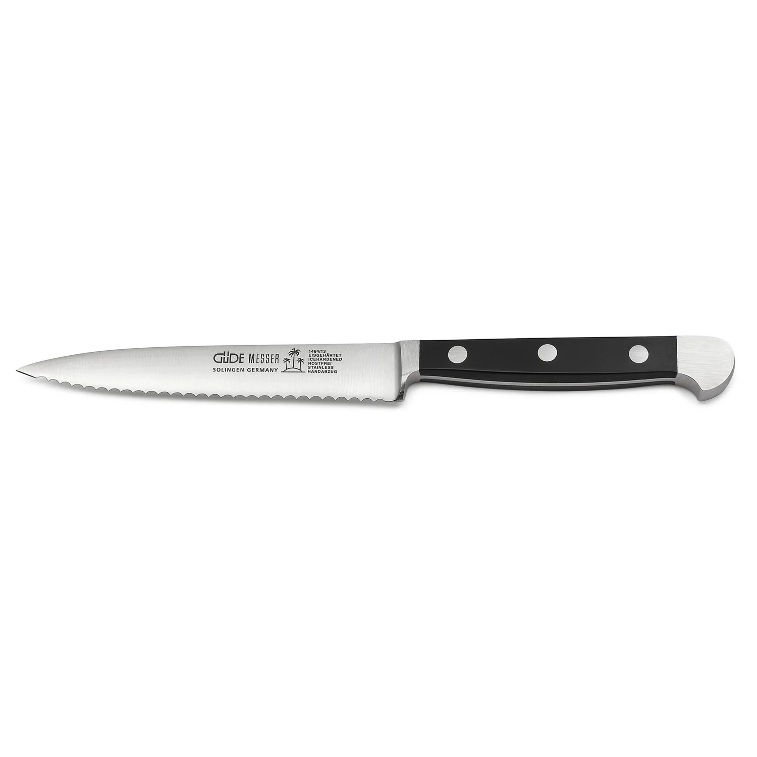 Güde Solingen Nůž na zeleninu ALPHA POM 13 cm, černá, Güde