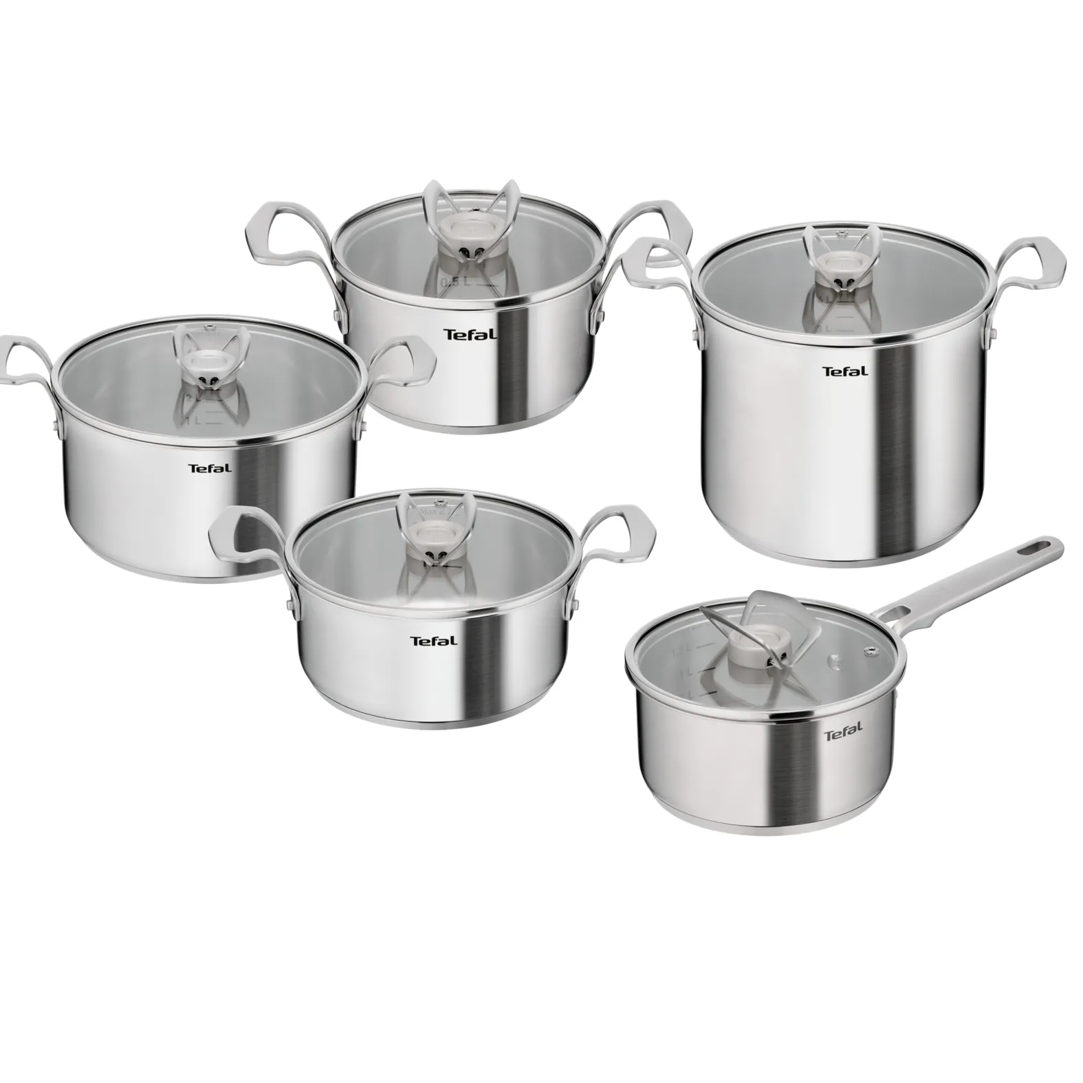 Tefal Sada hrnců EXTREME, sada 5 ks, nerezová, Tefal
