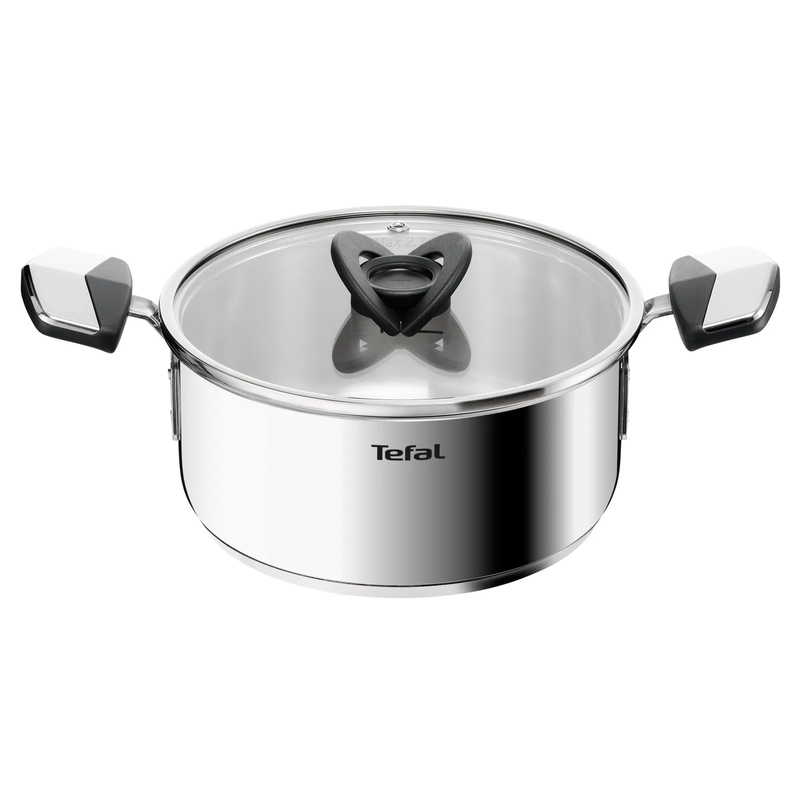 Kastrol EMOTION+ 20 cm, nerezová ocel, Tefal