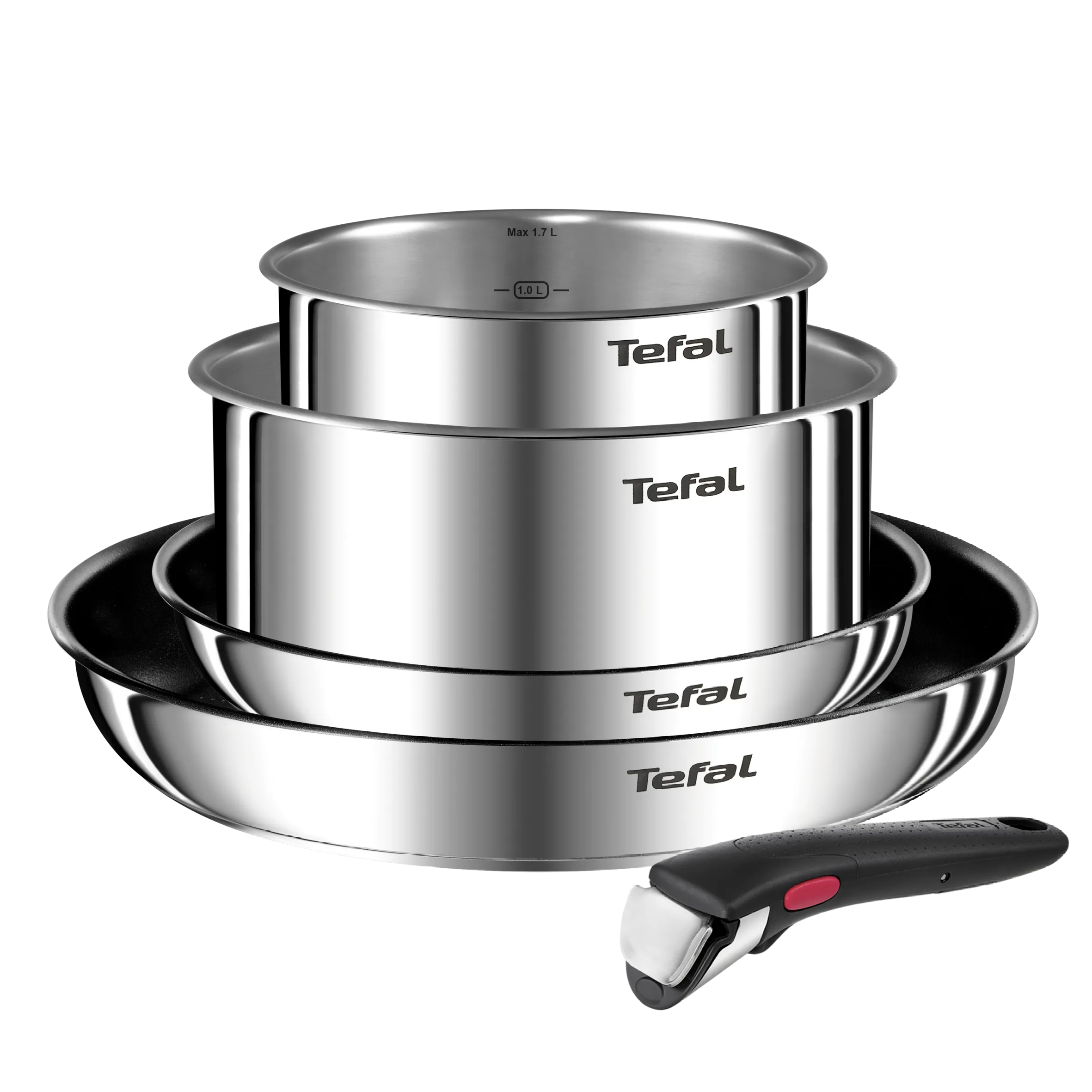 Tefal Sada hrnců INGENIO EMOTION, sada 5 ks, nerezová ocel, Tefal