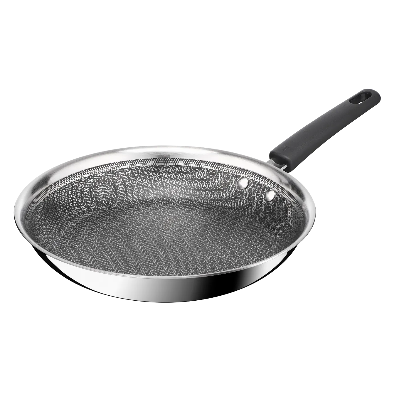 Tefal Pánev POWER 24 cm, nerez + nepřilnavá, Tefal