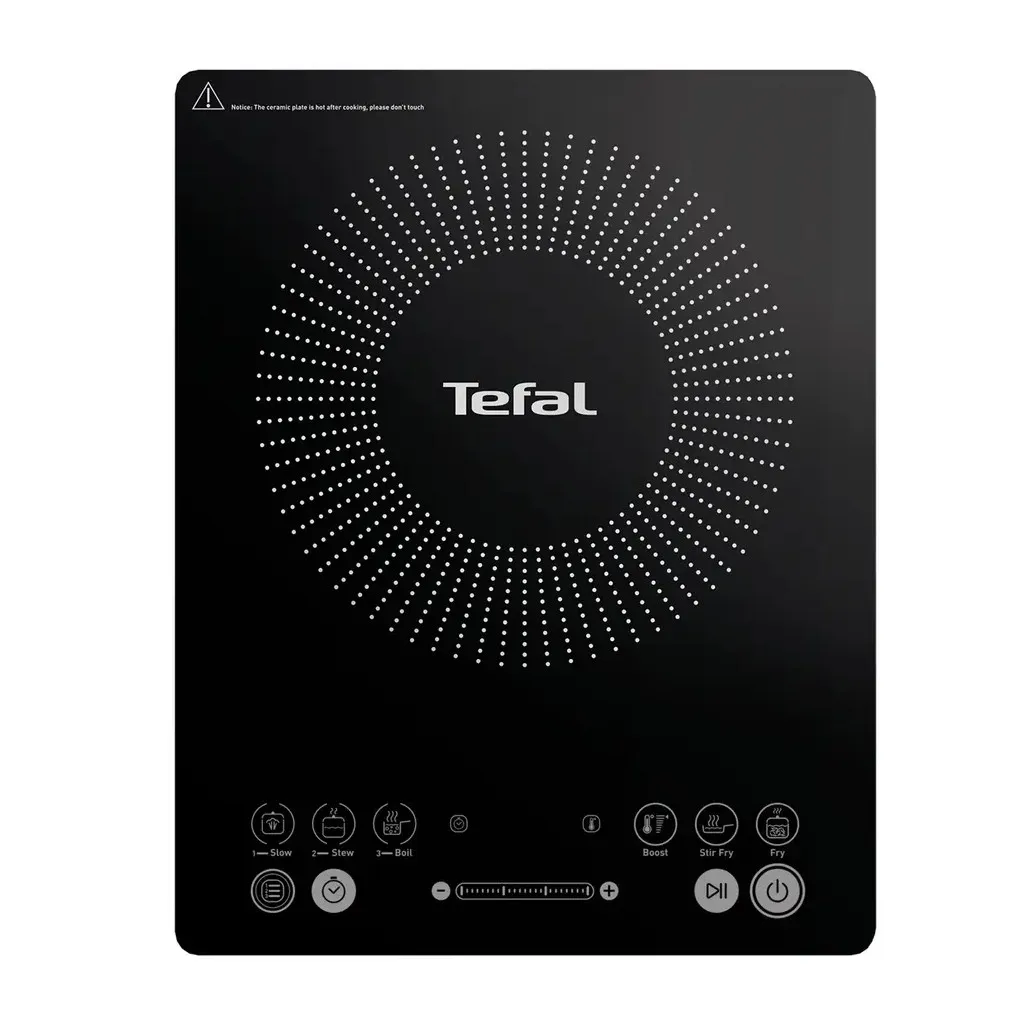 Přenosný indukční vařič IH2108E1 EVERYDAY SLIM 38 x 30 cm, černá, Tefal