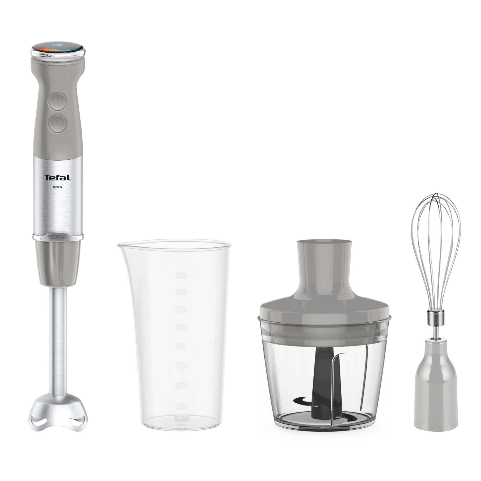 Tefal Tyčový mixér QUICKCHEF+ HB673B30, šedá, Tefal