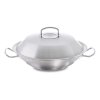 Wok ORIGINAL PROFI COLLECTION 35 cm,  s nerezovou poklicí , Fissler