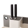 Organizér na kuchyňské náčiní a nože s prkénkem bílý CounterStore™ Joseph Joseph