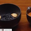 Jídelní miska 13 cm, 500 ml, černá, keramika, MIJ