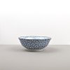 Jídelní miska HERRINGBONE INDIGO IKAT 20 cm, 1 l, MIJ